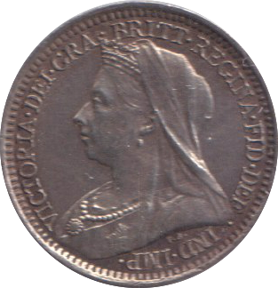 1899 MAUNDY TWO PENCE ( AUNC )