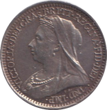 1899 MAUNDY TWO PENCE ( AUNC )