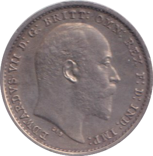 1907 MAUNDY TWO PENCE ( UNC )