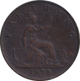 1876 FARTHING ( GVF )