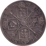 1887 DOUBLE FLORIN ( EF )