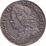 1757 SIXPENCE (GVF)