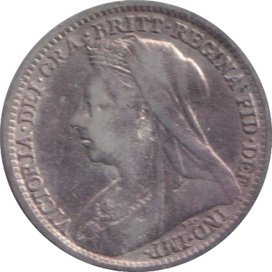 1898 MAUNDY THREE PENCE ( VF )