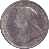 1898 MAUNDY THREE PENCE ( VF )