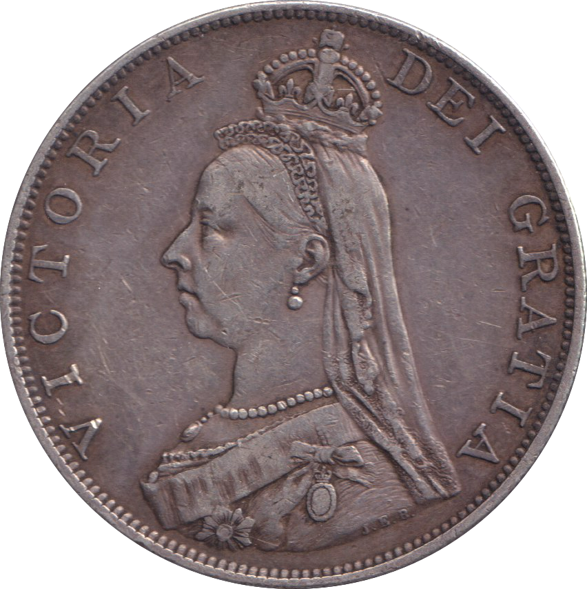 1887 DOUBLE FLORIN ( VF )
