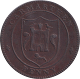 1812 PENNY TOKEN CARMARTHEN VD GRIFFITHS