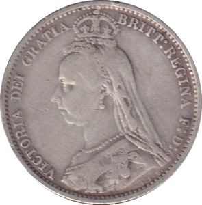 1887 SIXPENCE (FINE)