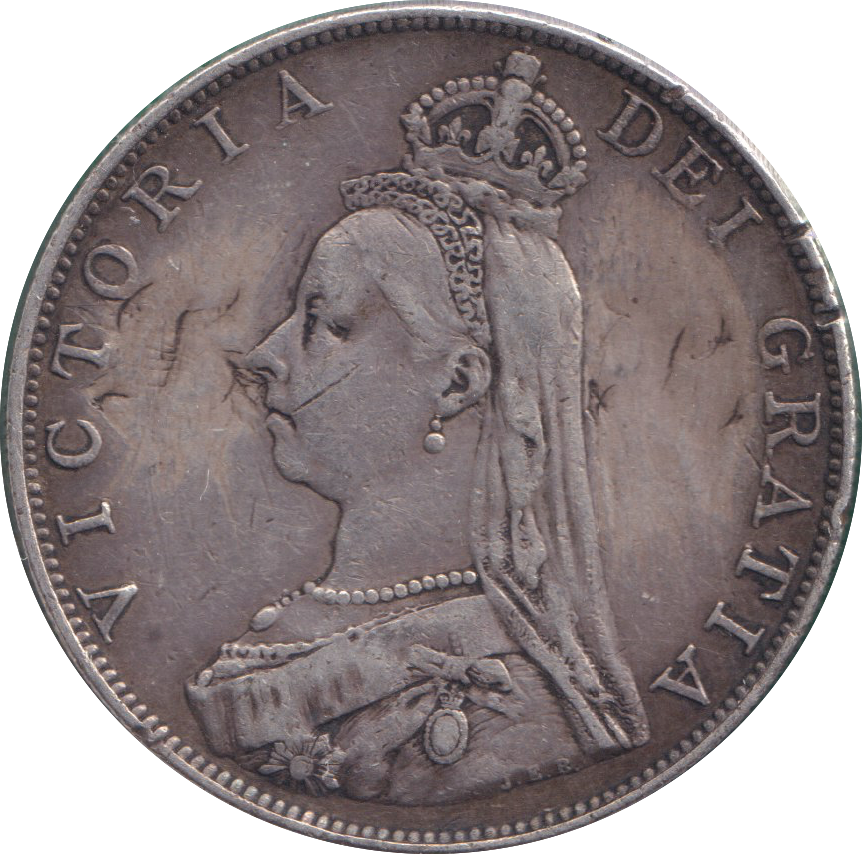 1887 DOUBLE FLORIN ( VF )