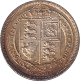 1887 SIXPENCE (EF)