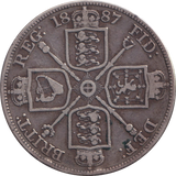 1887 DOUBLE FLORIN ( FINE )