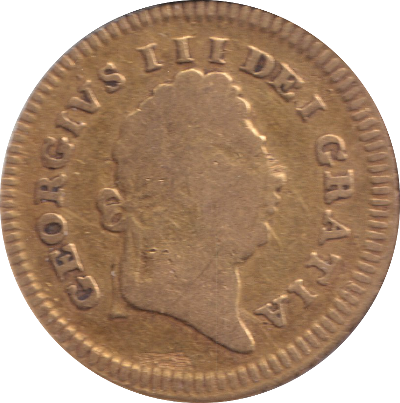 1801 GOLD THIRD GUINEA ( FINE )