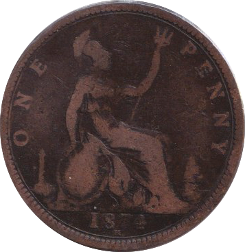 1874 PENNY ( FINE )