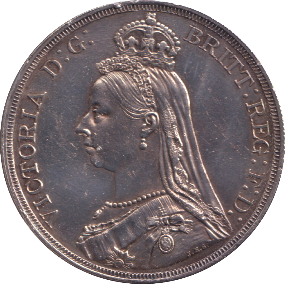 1887 CROWN ( AUNC )