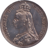 1887 CROWN ( AUNC )