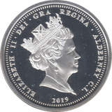 2019 SILVER PROOF £5 50TH ANNIVERSARY OF CONCORDE'S FIRST FLIGHT