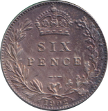 1902 SIXPENCE ( MATT PROOF )