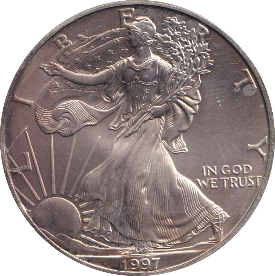 1997 SILVER DOLLAR USA
