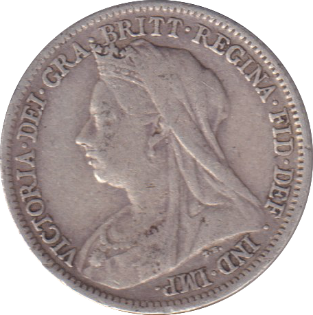 1901 SIXPENCE (FINE)