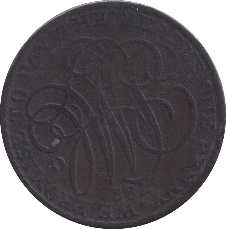 1788 PENNY TOKEN ANGLESEY DRUID