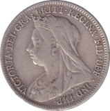 1901 SIXPENCE (FINE)