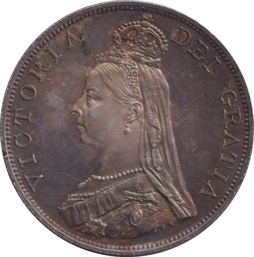 1887 DOUBLE FLORIN ( AUNC )