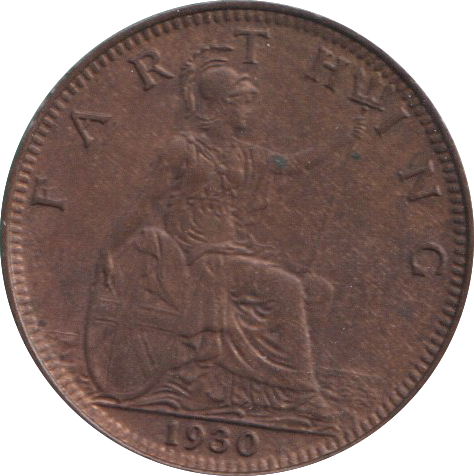1930 FARTHING ( EF )