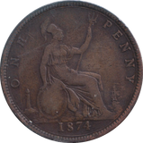 1874 PENNY ( NF )