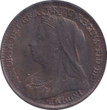 1897 MAUNDY THREE PENCE ( AUNC )