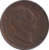 1831 PENNY (EF)