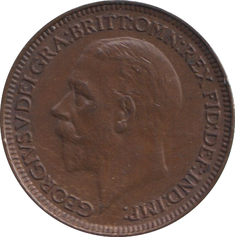 1929 FARTHING ( EF )