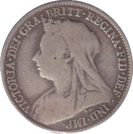 1893 SIXPENCE (FINE)