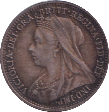 1901 MAUNDY THREE PENCE ( EF )