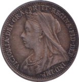 1901 MAUNDY THREE PENCE ( EF )