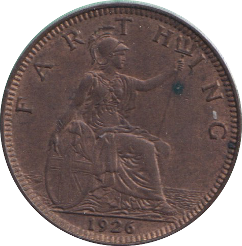 1926 FARTHING ( EF )