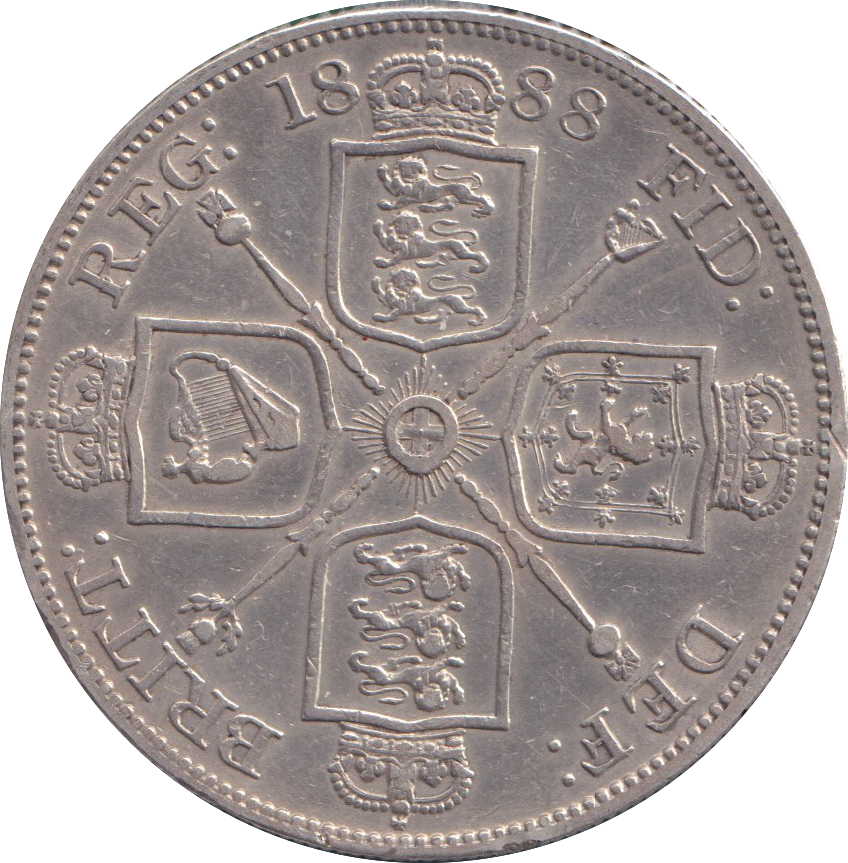 1888 DOUBLE-FLORIN ( GVF )