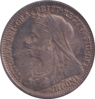 1899 MAUNDY THREE PENCE ( AUNC )