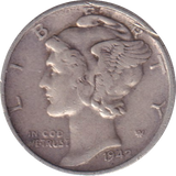 1942 DIME USA