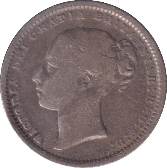 1872 SHILLING ( GF )