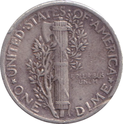 1942 DIME USA