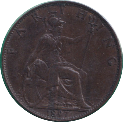 1897 FARTHING ( EF )