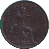 1897 FARTHING ( EF )