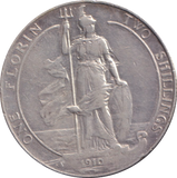 1910 ONE FLORIN ( GF )