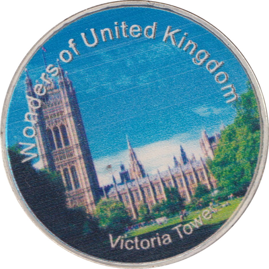 2013 WONDERS OF THE WORLD VICTORIA TOWER MEDALLION