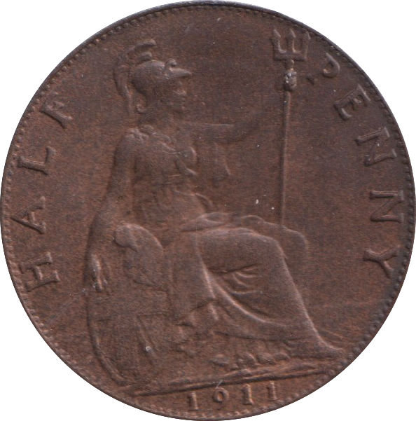 1911 HALFPENNY ( EF )