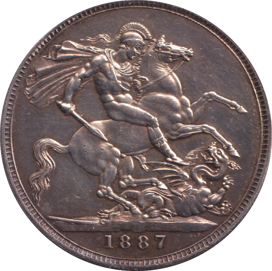 1887 CROWN ( AUNC )