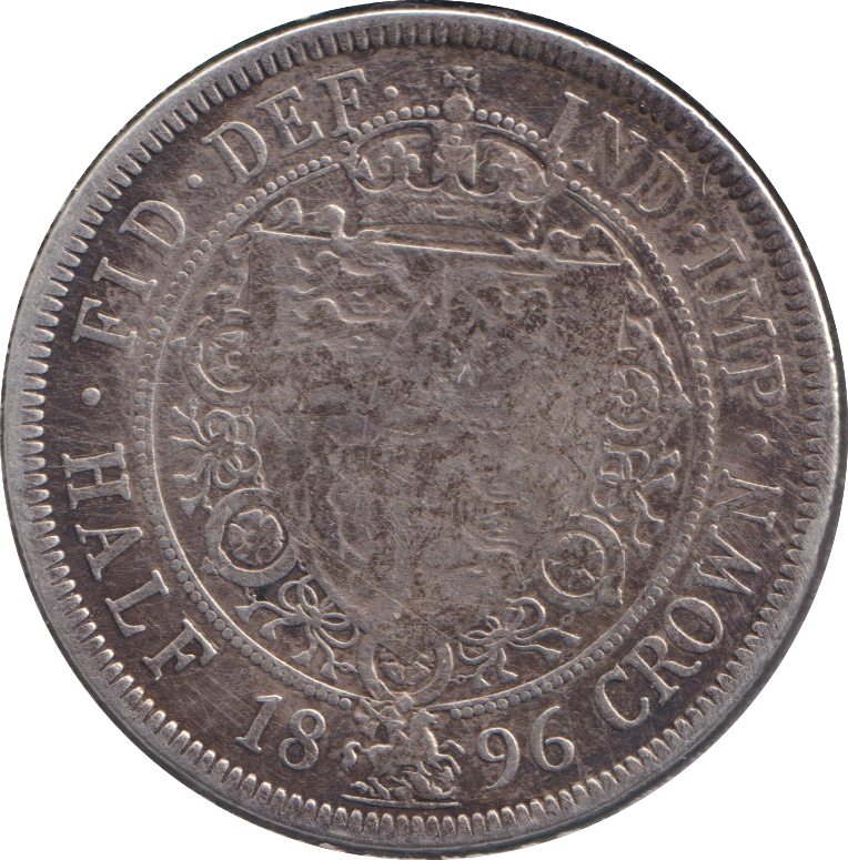 1896 HALFCROWN ( FINE )