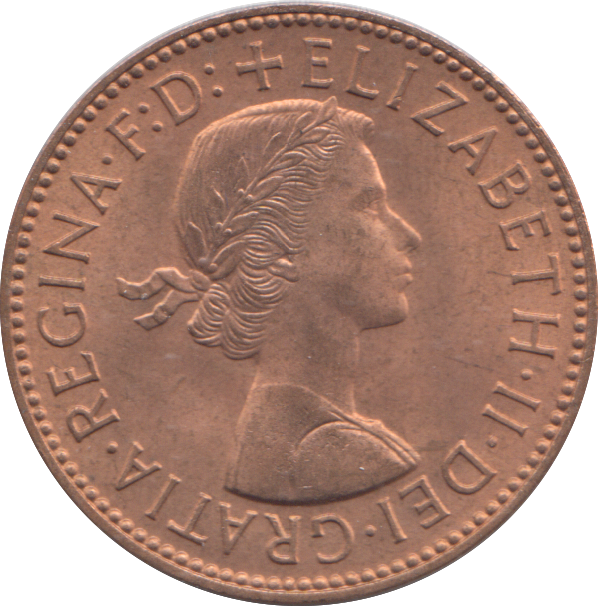 1960 HALF PENNY ( UNC )
