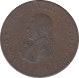 1812 NAVAL HALFPENNY TOKEN