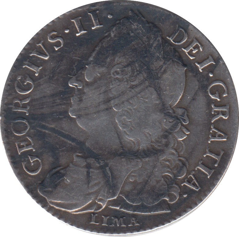 1746 HALFCROWN ( GF )