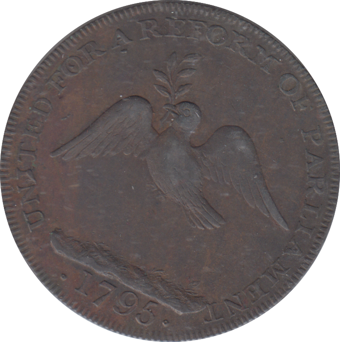 1795 LONDON HALFPENNY TOKEN